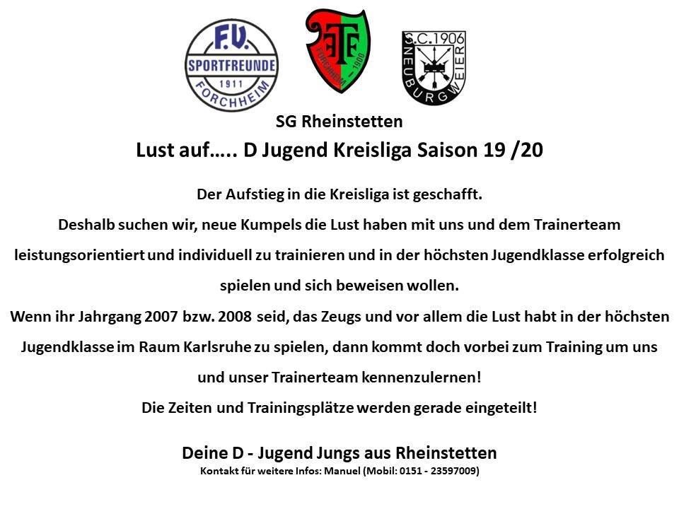 2019 D Jugend Kreisliga